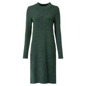 VILA Úpletové šaty  smaragdová