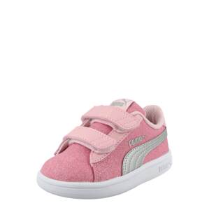 PUMA Tenisky  stříbrně šedá / pink / pastelově růžová