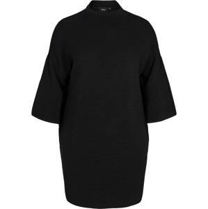 Zizzi Úpletové šaty 'MRACHEL'  černá