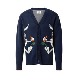 SCOTCH & SODA Kardigan 'Bugs Bunny'  tmavě modrá / kouřově šedá / trávově zelená / bílá