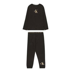 Calvin Klein Underwear Pyžamo  zlatá / černá