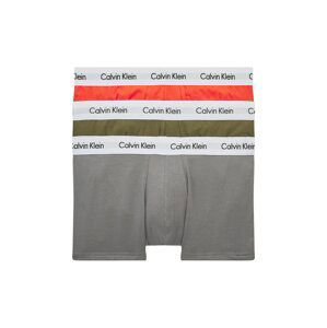 Calvin Klein Underwear Boxerky  šedá / olivová / oranžová / bílá