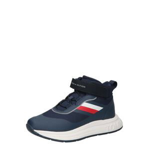 TOMMY HILFIGER Tenisky  tmavě modrá / červená / bílá