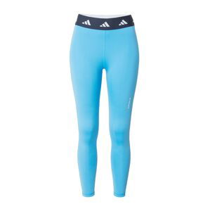 ADIDAS PERFORMANCE Sportovní kalhoty  tyrkysová / černá / bílá