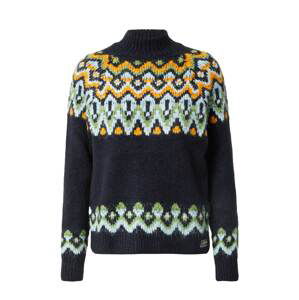 Superdry Svetr 'Fair Isle'  marine modrá / světlemodrá / mátová / oranžová