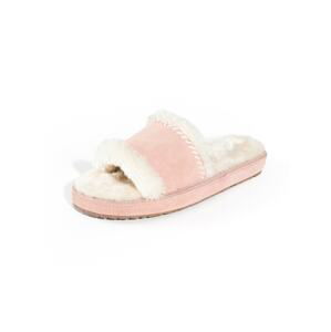 Minnetonka Pantofle ' Loni'  pink / bílá