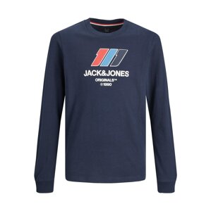 Jack & Jones Junior Tričko 'SLOPE'  modrá / námořnická modř / červená / bílá