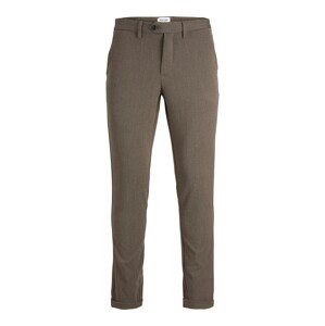 JACK & JONES Chino kalhoty 'Marco Connor'  hnědý melír