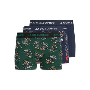 JACK & JONES Boxerky 'CAPTAIN'  námořnická modř / khaki / oranžová / bílá