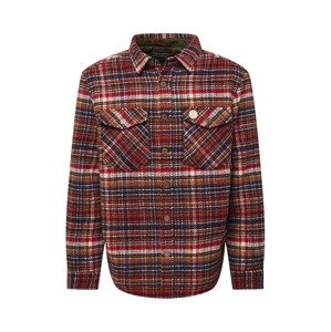 SCOTCH & SODA Přechodná bunda  námořnická modř / hnědá / krvavě červená / bílá