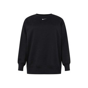 Nike Sportswear Mikina  černá / bílá