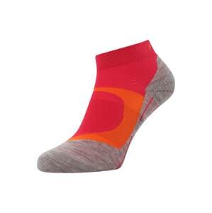 FALKE Sportovní ponožky  šedý melír / oranžová / růžová