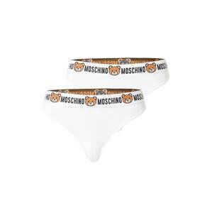 Moschino Underwear Kalhotky  hnědá / černá / bílá