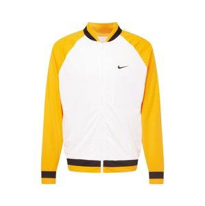 NIKE Sportovní bunda  žlutá / černá / bílá