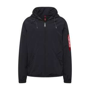 ALPHA INDUSTRIES Přechodná bunda 'Expedition'  červená / černá / bílá