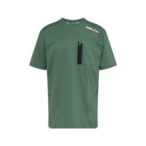 PUMA Funkční tričko  zelená / černá