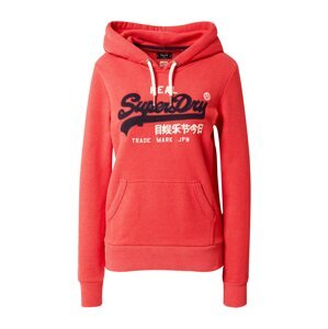 Superdry Mikina  červená / černá / bílá