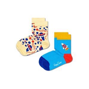 Happy Socks Ponožky  námořnická modř / světlemodrá / pastelově žlutá / červená