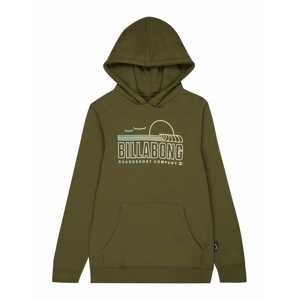 BILLABONG Mikina 'DAWN'  aqua modrá / žlutá / khaki / bílá