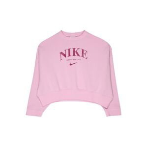 Nike Sportswear Mikina  bobule / pastelově růžová