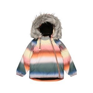 Molo Zimní bunda 'Hopla'  nebeská modř / tmavě zelená / oranžová / růžová