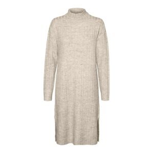 Vero Moda Petite Úpletové šaty  šedý melír