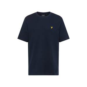 Lyle & Scott Tričko 'Waffle'  námořnická modř / žlutá