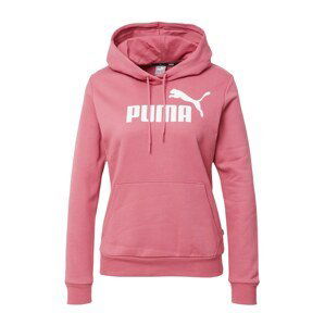 PUMA Sportovní mikina  starorůžová / bílá