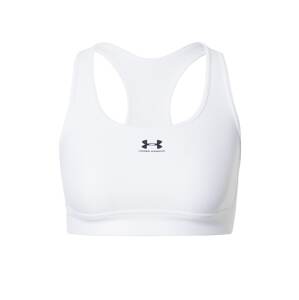 UNDER ARMOUR Sportovní podprsenka  černá / bílá