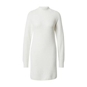 Abercrombie & Fitch Úpletové šaty  bílá