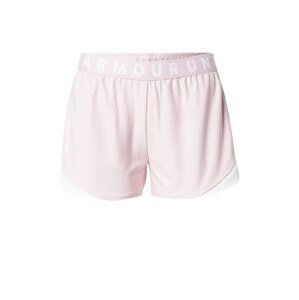 UNDER ARMOUR Sportovní kalhoty 'Play Up Shorts 3.0'  růžová / offwhite