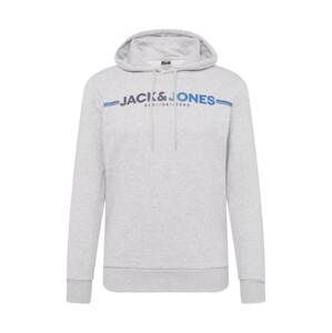 JACK & JONES Mikina 'FREDERIK'  námořnická modř / tmavě modrá / světle šedá