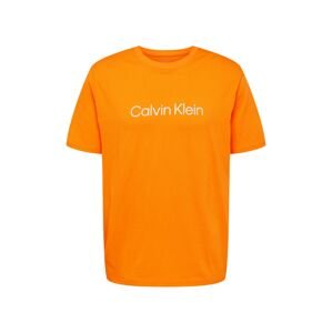 Calvin Klein Sport Funkční tričko  oranžová / bílá