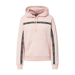 Calvin Klein Sport Sportovní mikina  pink / černá / bílá