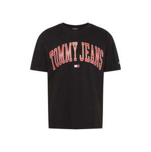 Tommy Jeans Tričko  námořnická modř / červená / černá / bílá