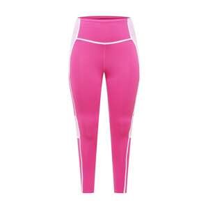 Reebok Sport Sportovní kalhoty  pink / růžová / bílá
