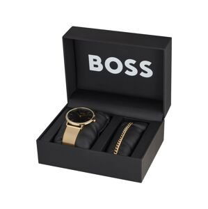 BOSS Black Analogové hodinky 'Skyliner'  zlatá