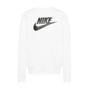 Nike Sportswear Mikina  černá / bílá