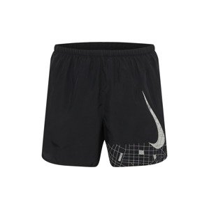 NIKE Sportovní kalhoty  šedá / černá