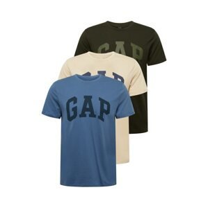 GAP Tričko  krémová / námořnická modř / tmavě modrá / tmavě zelená