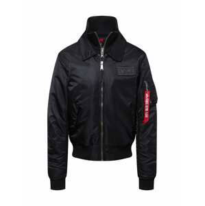 ALPHA INDUSTRIES Přechodná bunda 'CWU Jet Blast'  červená / černá / bílá