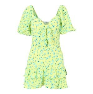 Dorothy Perkins Petite Šaty  světlemodrá / limone / zelená