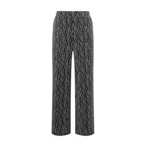 Vero Moda Curve Kalhoty 'KANZ'  černá / stříbrná