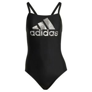 ADIDAS PERFORMANCE Sportovní plavky  černá / bílá