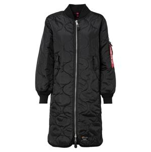 ALPHA INDUSTRIES Zimní kabát  černá