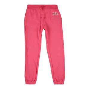 GAP Kalhoty  pink / bílá