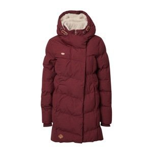 Ragwear Zimní kabát 'PAVLA'  koňaková / vínově červená / přírodní bílá