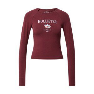 HOLLISTER Tričko  světlemodrá / světle zelená / tmavě červená / bílá