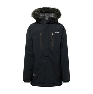 HOLLISTER Zimní parka  černá / bílá