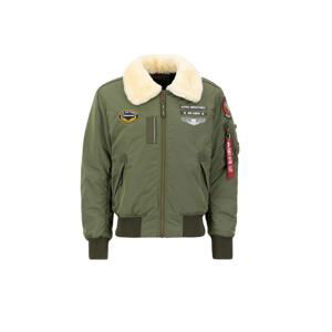 ALPHA INDUSTRIES Zimní bunda 'Injector III Air Force'  khaki / mix barev